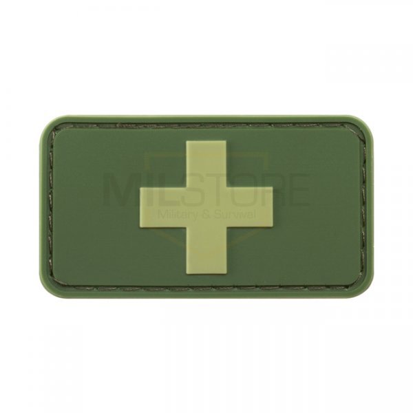 JTG Swiss Flag Rubber Patch - Forest