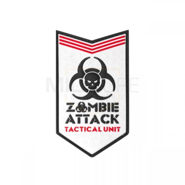 JTG Zombie Attack Rubber Patch - White