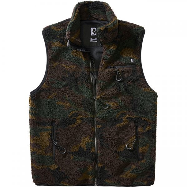 Brandit Teddyfleece Vest Men - Woodland - M