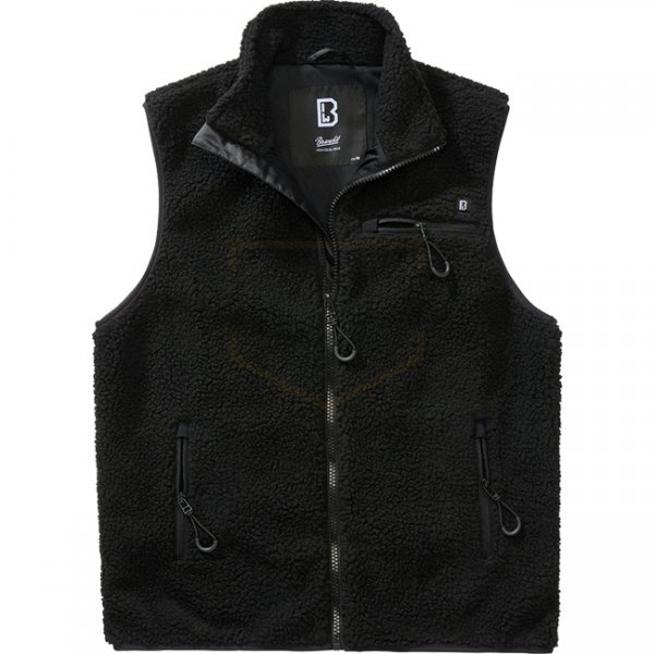 Brandit Teddyfleece Vest Men - Black - L