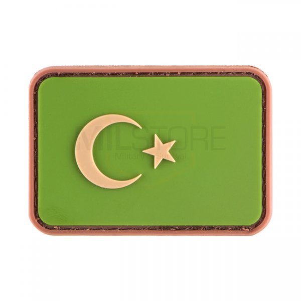 JTG Turkey Flag Rubber Patch - Multicam