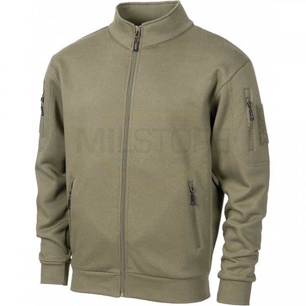 MFH Tactical Sweatjacket - Olive - L