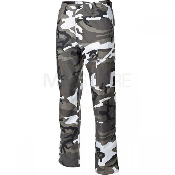 MFH US Combat Pants Reinforced - Urban Camo - L