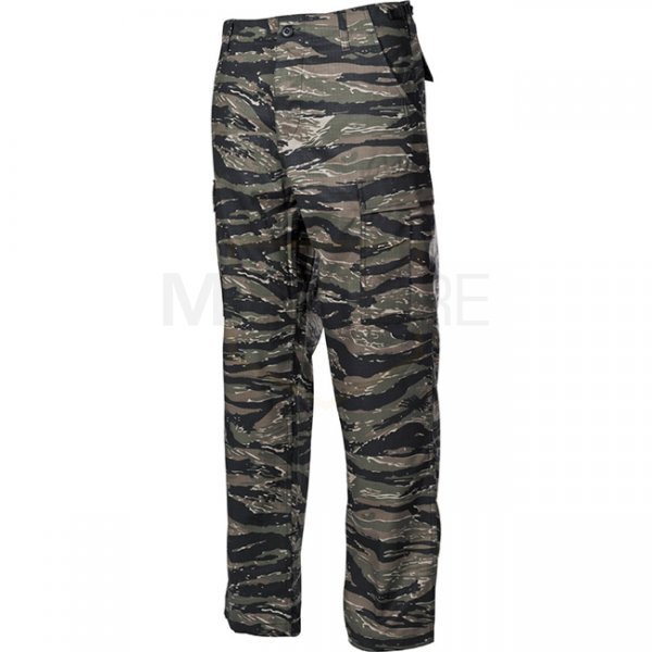 MFH BDU Combat Pants Ripstop - Tiger Stripe - S