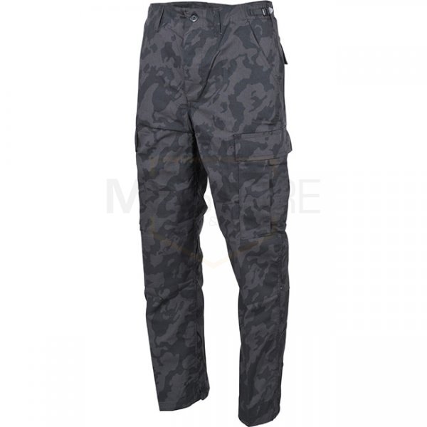 MFH BDU Combat Pants Ripstop - Night Camo - S