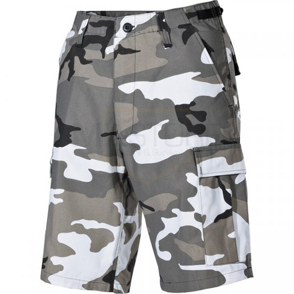 MFH BW Bermuda Shorts Side Pockets  - Urban Camo - XL