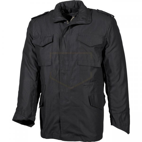 MFH US Field Jacket M65 Lined - Black - S