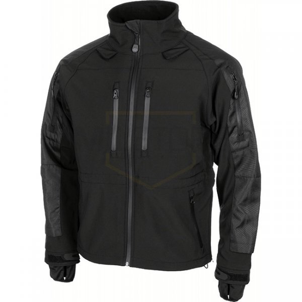 MFH PROTECT Soft Shell Jacket - Black - L