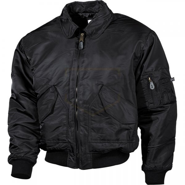 MFH US CWU Pilot Jacket - Black - 3XL