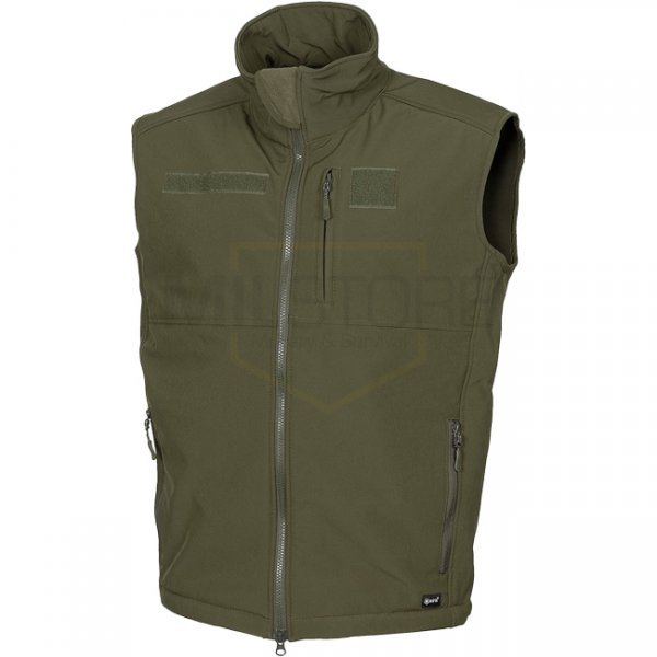 MFH Allround Soft Shell Vest - Olive - L