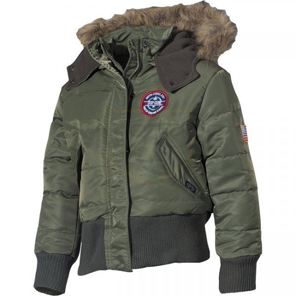 MFH US Kids Polar Jacket N2B - Olive - L