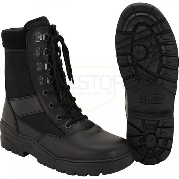 MFH Security Boots 8-Hole - Black - 47