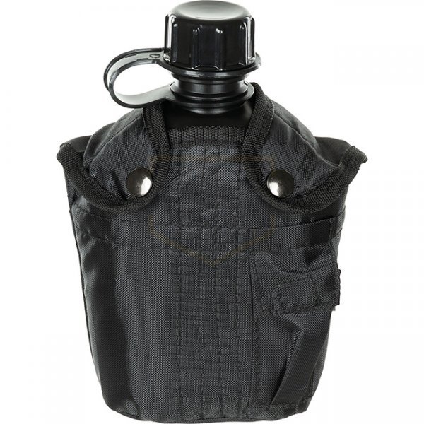 MFH US Canteen & Cover 1 l - Black