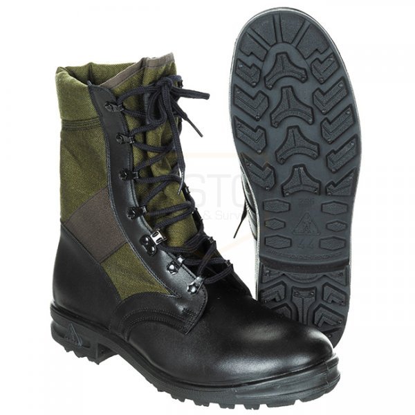 Surplus BW Tropical Boots BALTES Like New - Black / Olive - 277-43