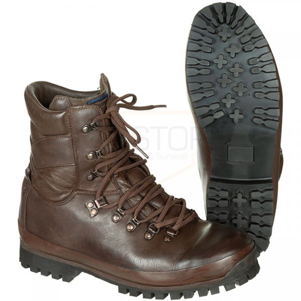 Surplus GB Combat Boots ALT-BERG Used - Brown - 6