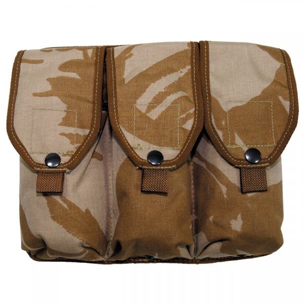 Surplus GB Ammo Pouch Triple Like New - DPM Desert