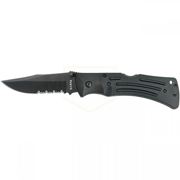 Ka-Bar Mule Serrated Blade - Black