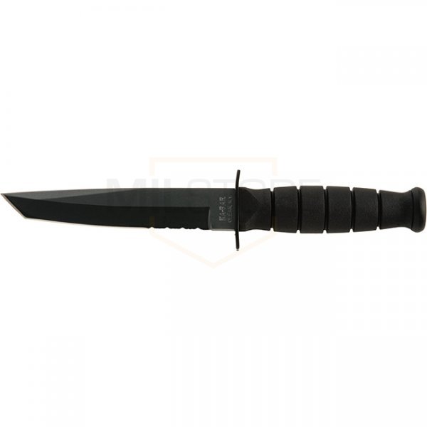 Ka-Bar Short Tanto Serrated Tanto Blade & Hard Plastic Sheath