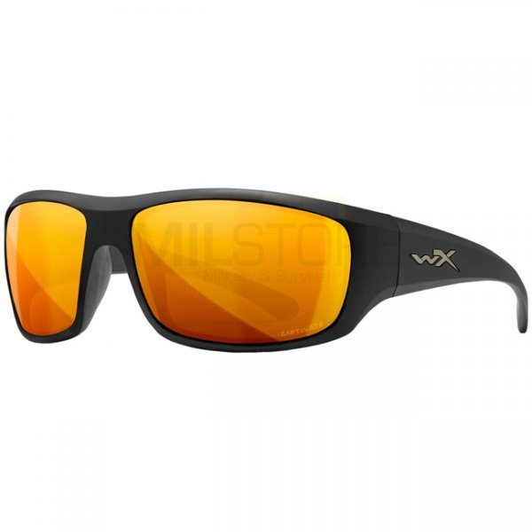 Wiley X Omega Captivate Polarized Bronze Mirror - Black