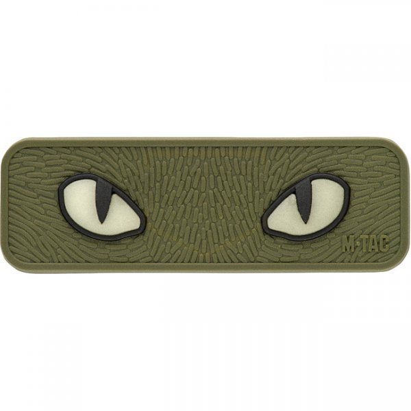 M-Tac Cat Eyes 3D Rubber Patch GID - Olive