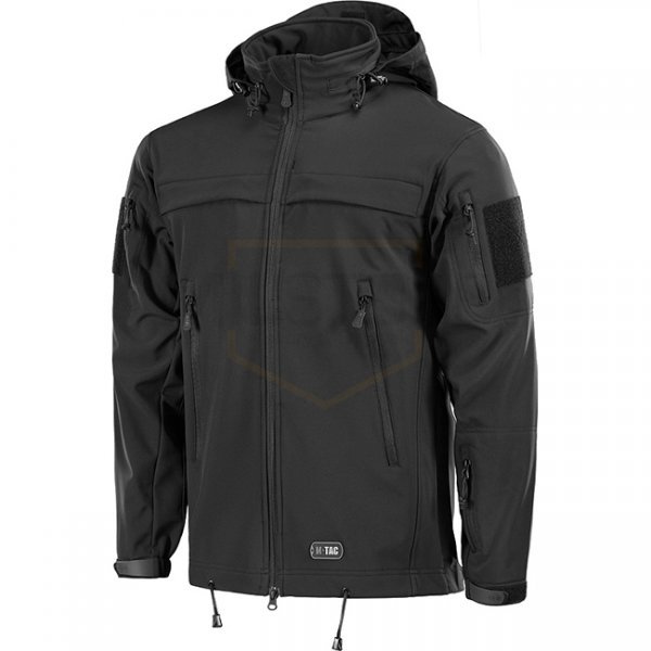 M-Tac Soft Shell Police Jacket - Black - S