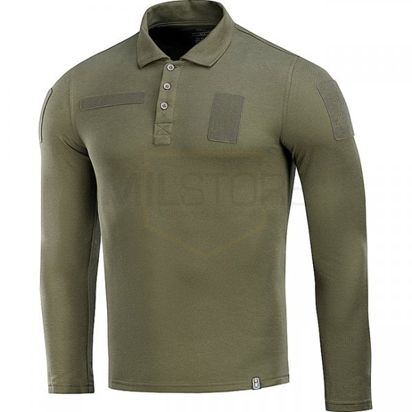 M-Tac Tactical Polo Shirt Long Sleeve 65/35 - Army Olive - XS