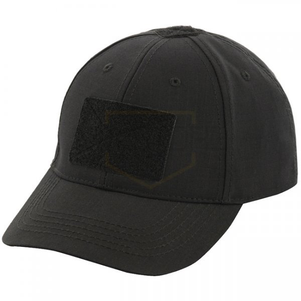 M-Tac Baseball Cap Elite Flex Rip-Stop Velcro - Black - XS