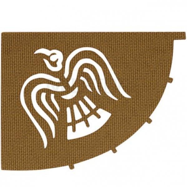 M-Tac Raven Flag Cutout Laser Cut Patch - Coyote