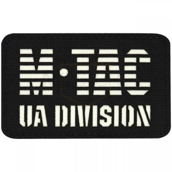 M-Tac UA Division Laser Cut Patch GID - Black