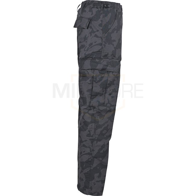 US COMBAT PANTS - BDU - MFH® - NIGHT CAMOUFLAGE Night Camo