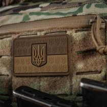 M-Tac Flag of Ukraine & Coat of Arms Rubber Patch - Coyote