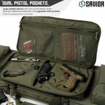 Savior Equipment Urban Warfare Double Rifle Bag 42 Inch - Olive