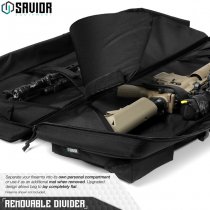 Savior Equipment Urban Warfare Double Rifle Bag 55 Inch - Black