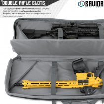 Savior Equipment Urban Warfare Double Rifle Bag 55 Inch - Grey