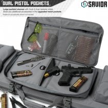 Savior Equipment Urban Warfare Double Rifle Bag 55 Inch - Grey