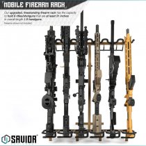 Savior Equipment Mobile Firearm Rack Stand 6 Rifles & 8 Pistols - RAL 8000