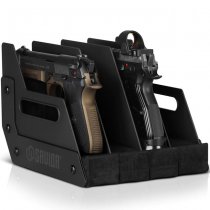 Savior Equipment Pistol Rack 4 Slots - Black