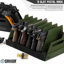 Savior Equipment Pistol Rack 6 Slots - Olive