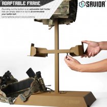 Savior Equipment H.A.B Rack Tactical Gear Stand - RAL 8000