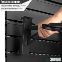 Savior Equipment Wall Rack System Rifle Wall Rack - Black