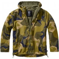 Brandit Windbreaker Frontzip - Swedish Camo M90