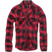 Brandit Checkshirt - Red / Black - 10XL