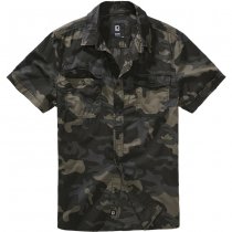 Brandit Roadstar Shirt Shortsleeve - Darkcamo - L