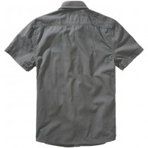 Brandit Vintage Shirt Shortsleeve - Charcoal - L