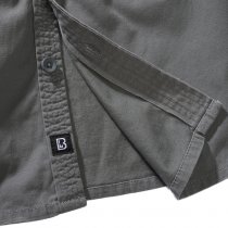 Brandit Vintage Shirt Shortsleeve - Charcoal - 4XL