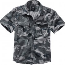 Brandit Vintage Shirt Shortsleeve - Grey Camo - S