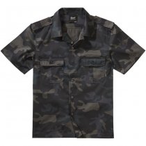 Brandit US Shirt Shortsleeve - Darkcamo - XL