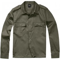 Brandit US Shirt Longsleeve - Olive - 7XL
