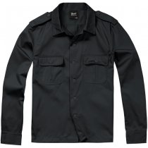 Brandit US Shirt Longsleeve - Black - 6XL