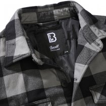 Brandit Lumberjacket - Black / Charcoal - M